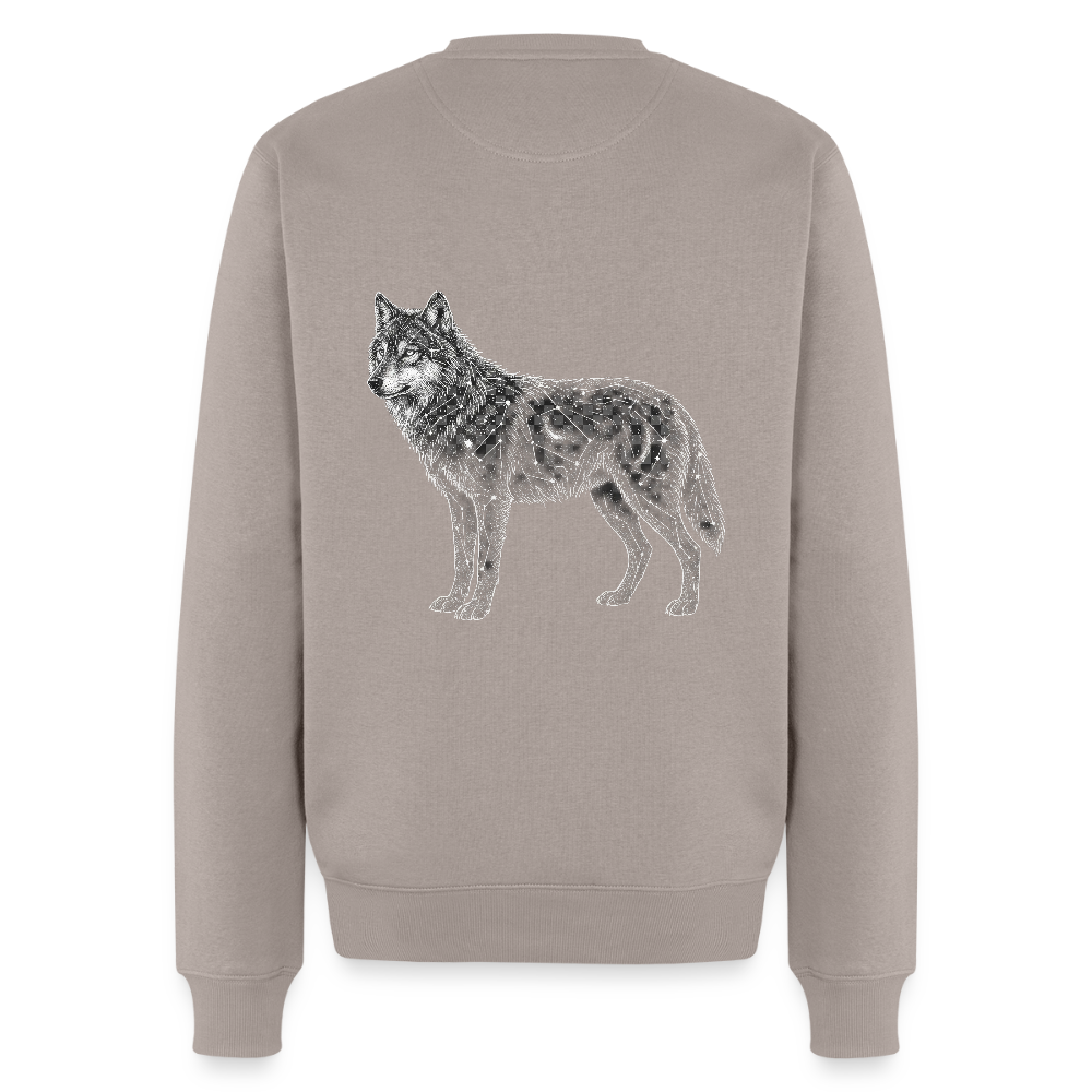 Männer Premium Pullover - Taupe