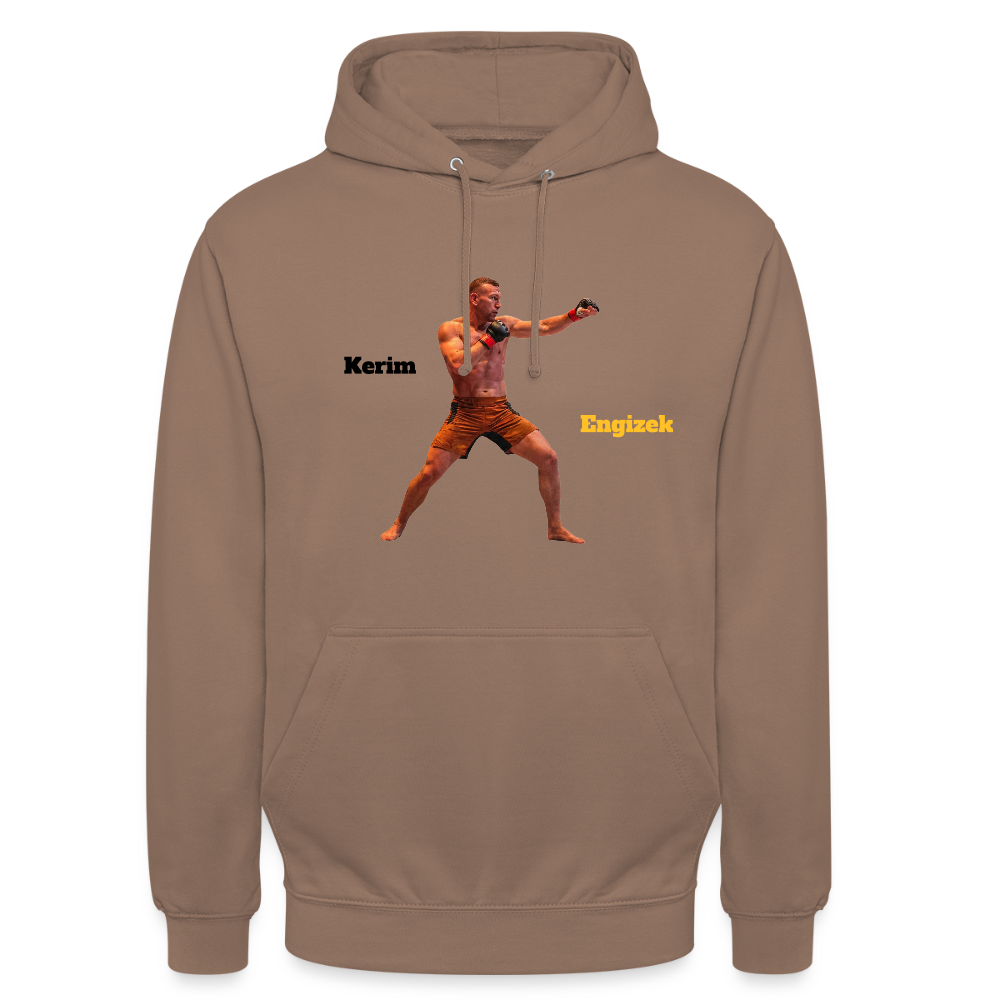 "Grenzen überschritten" Statement Hoodie – MMA & Street-Fighter Spruch – Premium Kampfsport Sweatshirt - Mokka