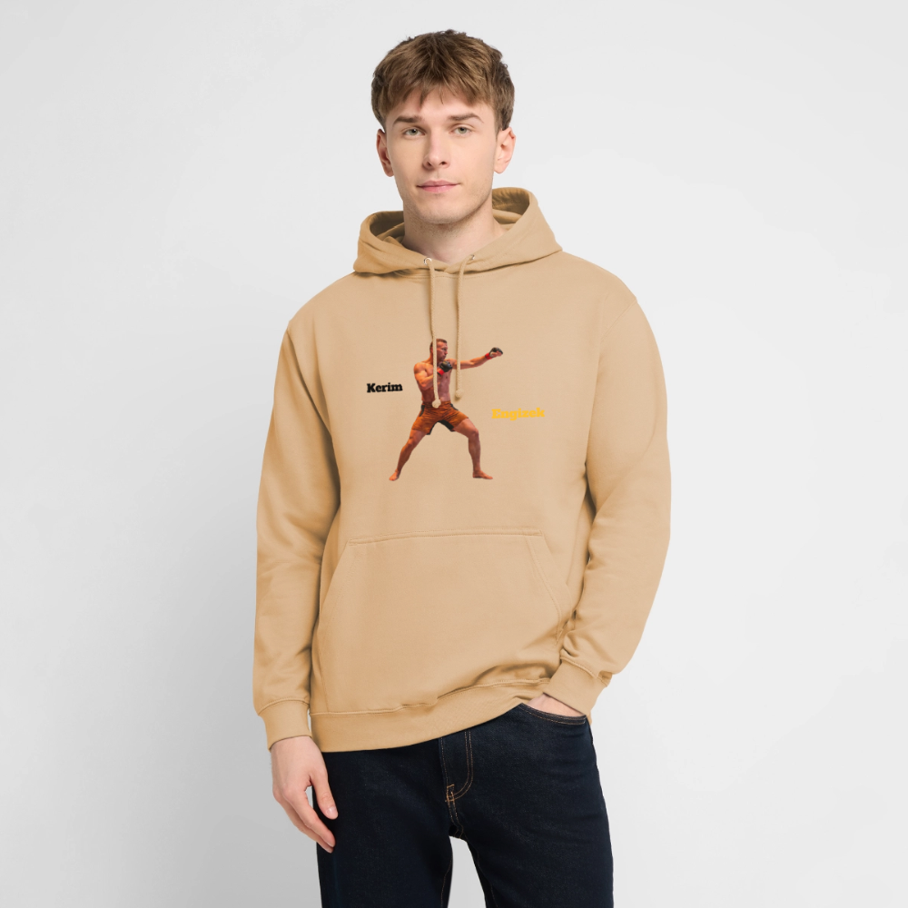 "Grenzen überschritten" Statement Hoodie – MMA & Street-Fighter Spruch – Premium Kampfsport Sweatshirt - Pfirsich