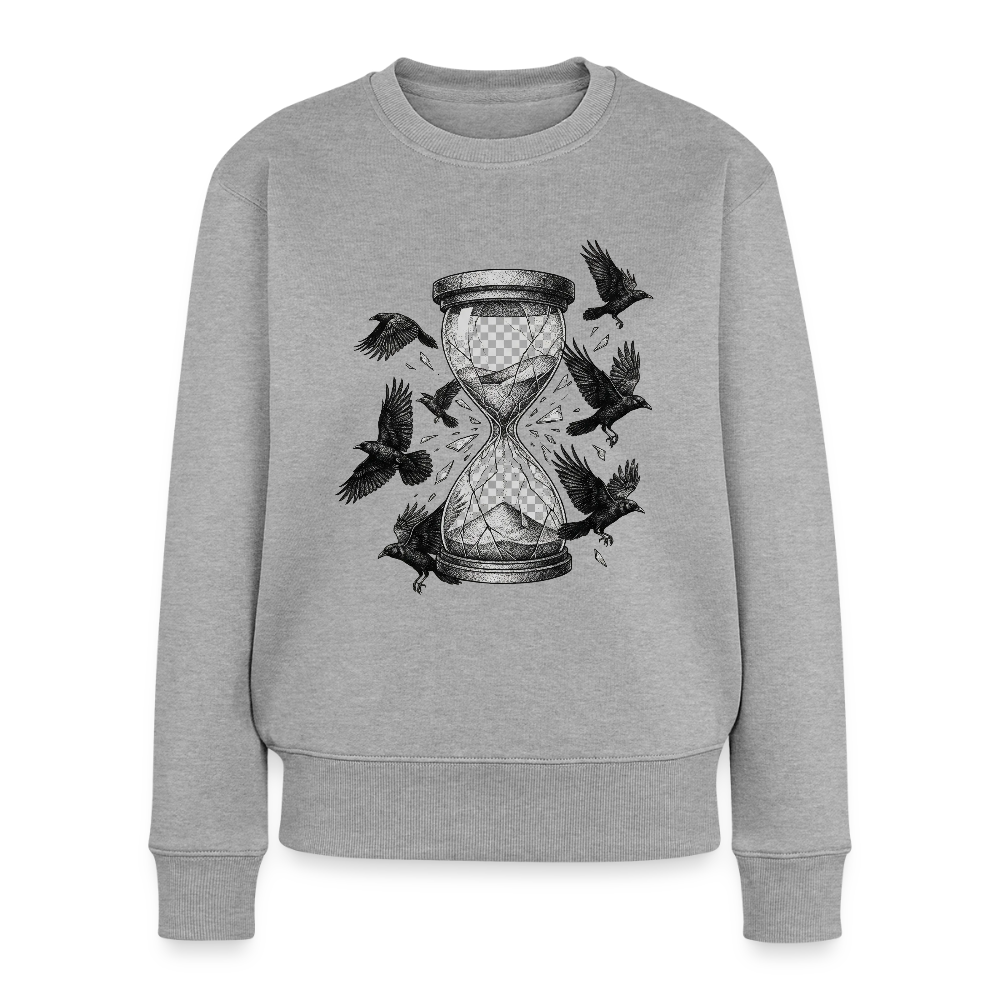 Frauen Premium Pullover - Grau meliert