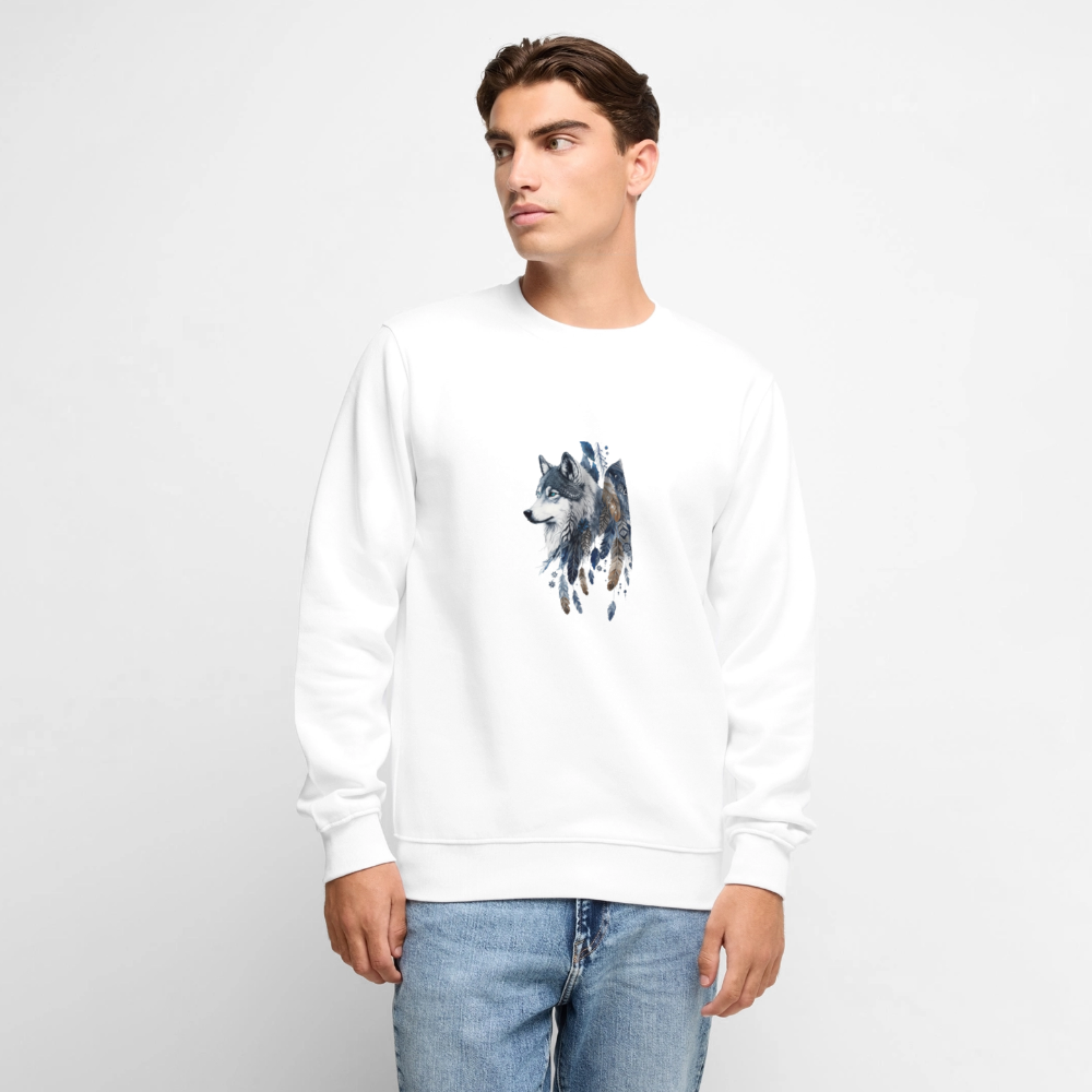 Männer Premium Pullover - Weiß