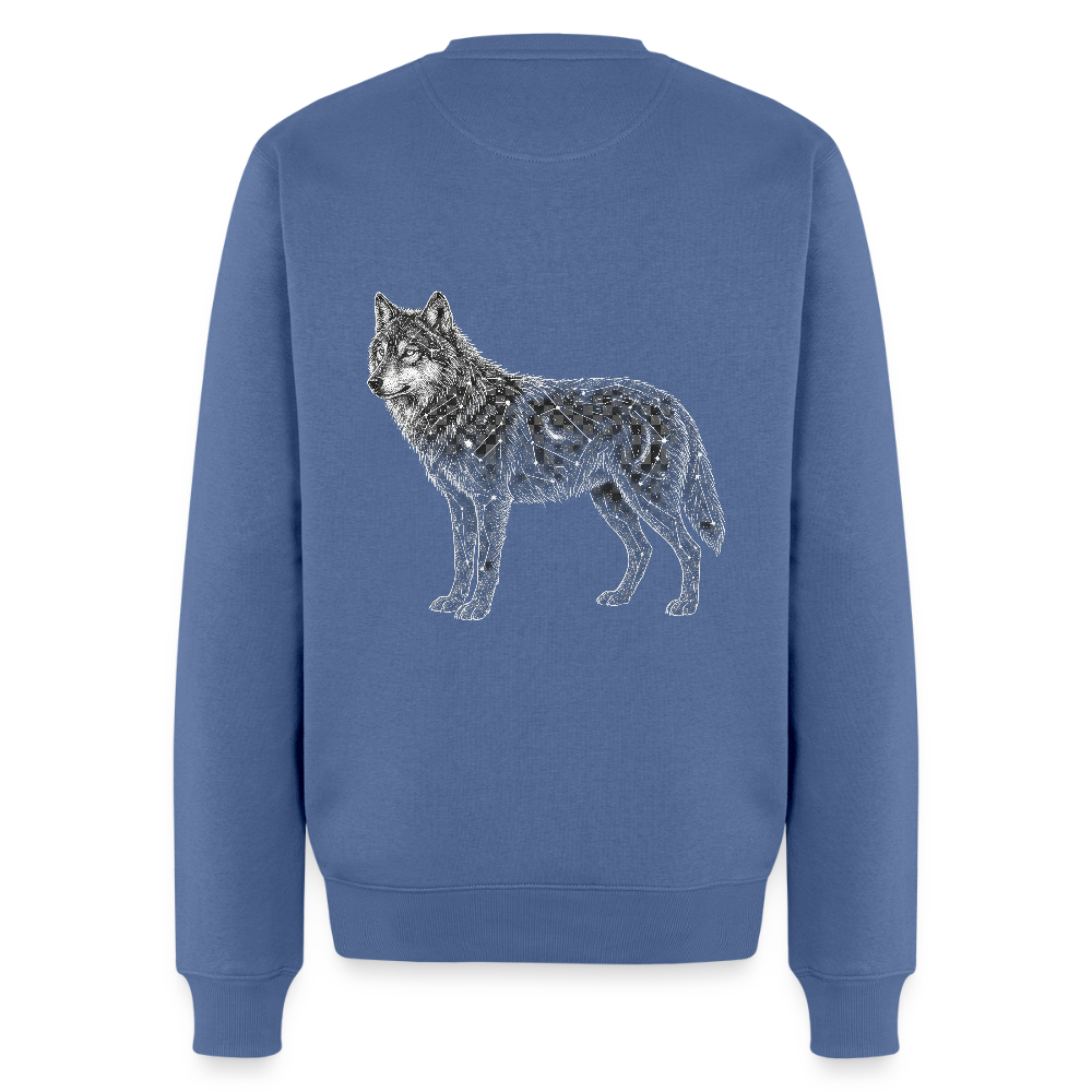 Männer Premium Pullover - Taubenblau