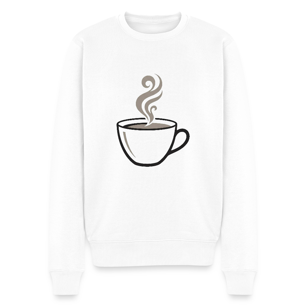 Männer Premium Pullover - Weiß