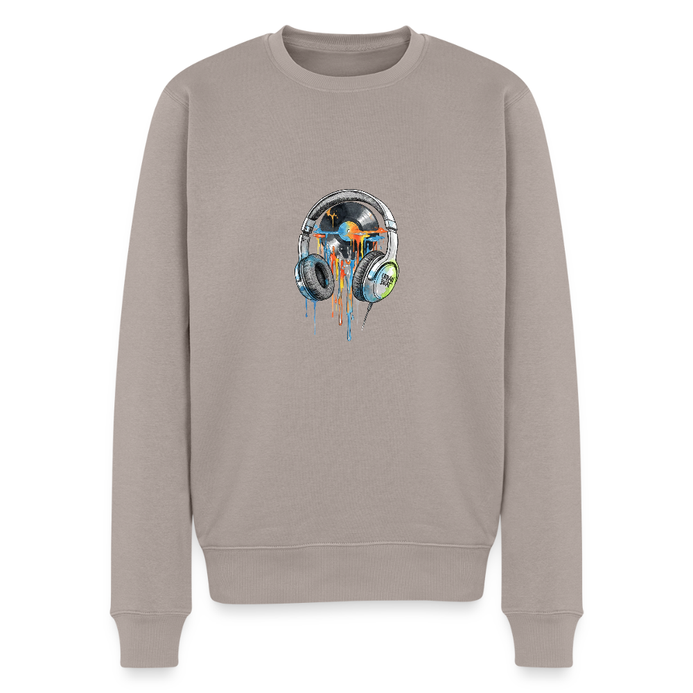 Männer Premium Pullover - Taupe