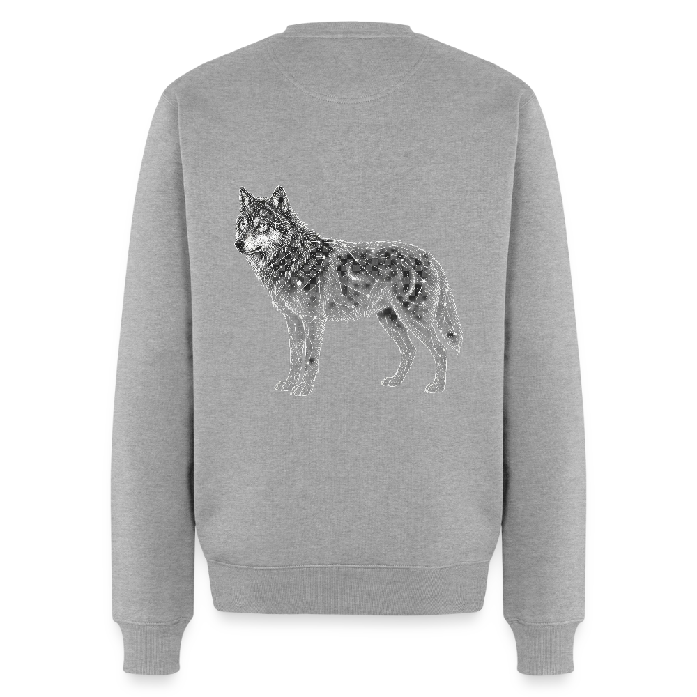 Männer Premium Pullover - Grau meliert