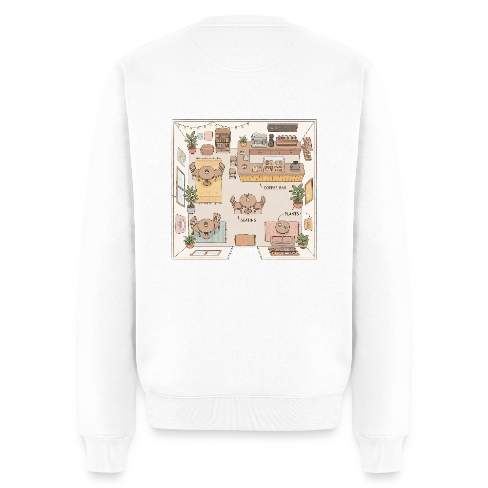 Männer Premium Pullover - Weiß