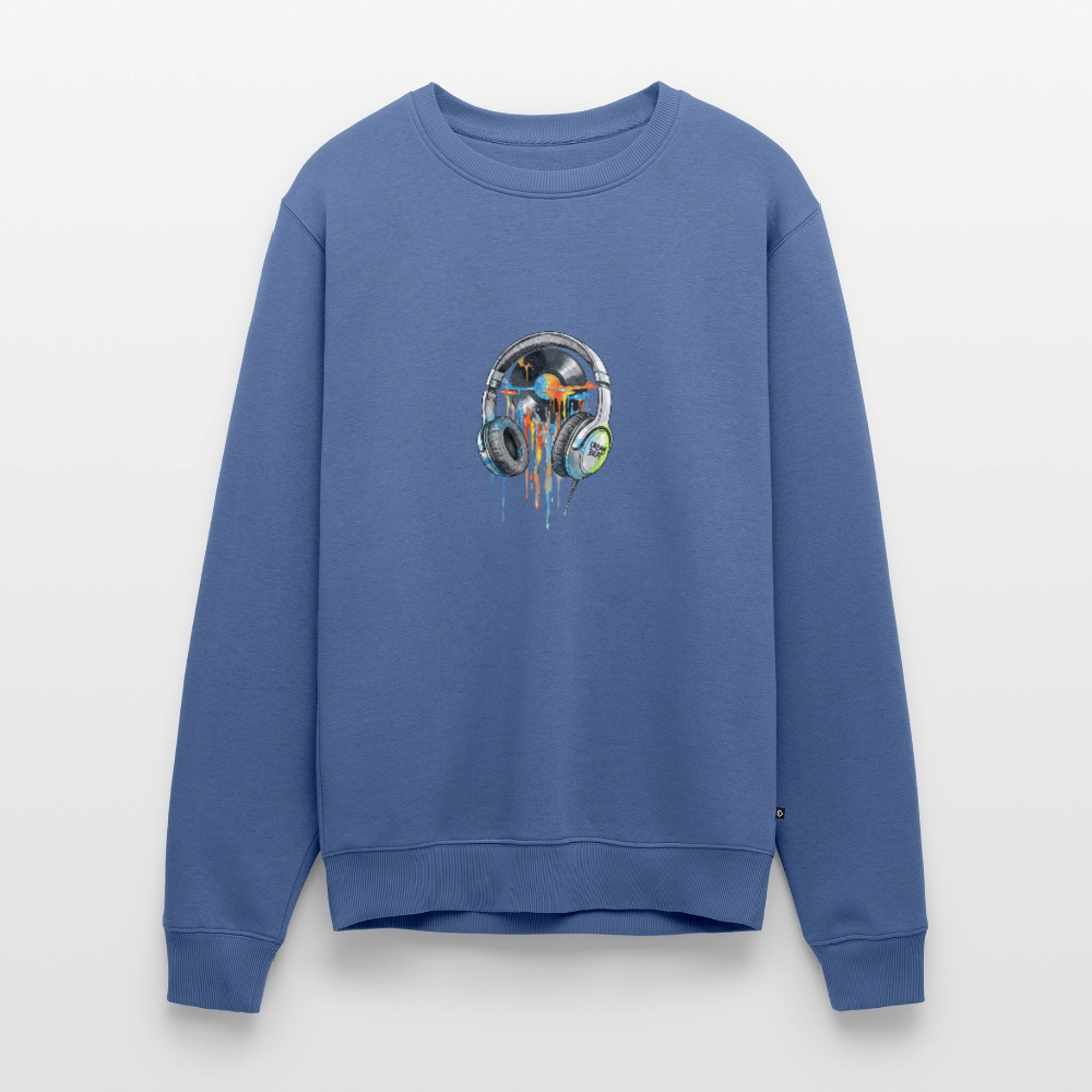 Männer Premium Pullover - Taubenblau