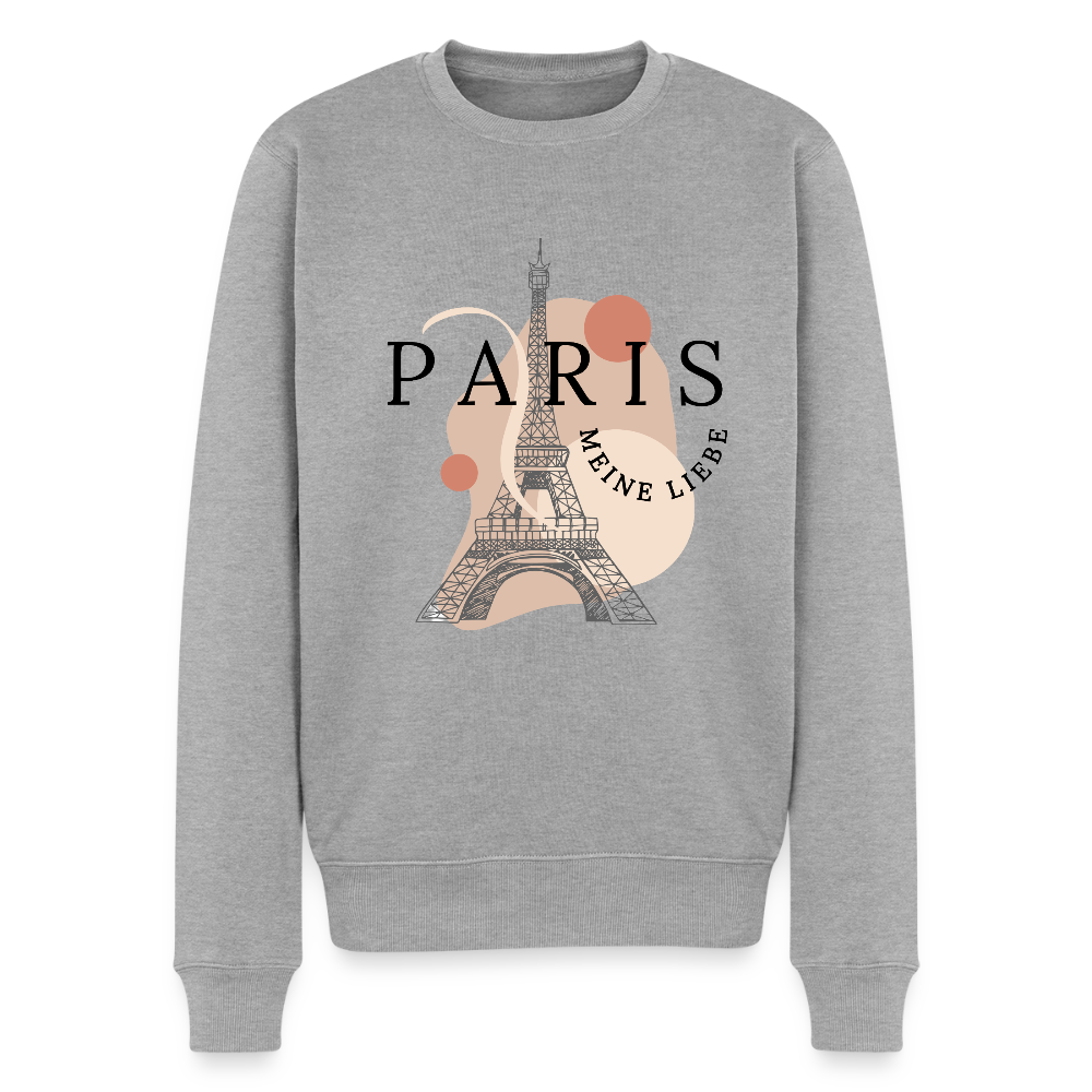 Männer Premium Pullover - Grau meliert