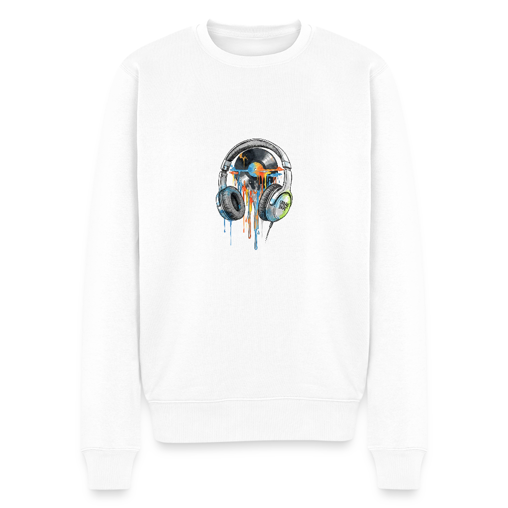 Männer Premium Pullover - Weiß