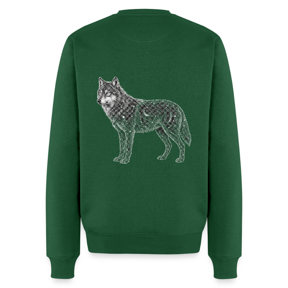 Männer Premium Pullover - Flaschengrün