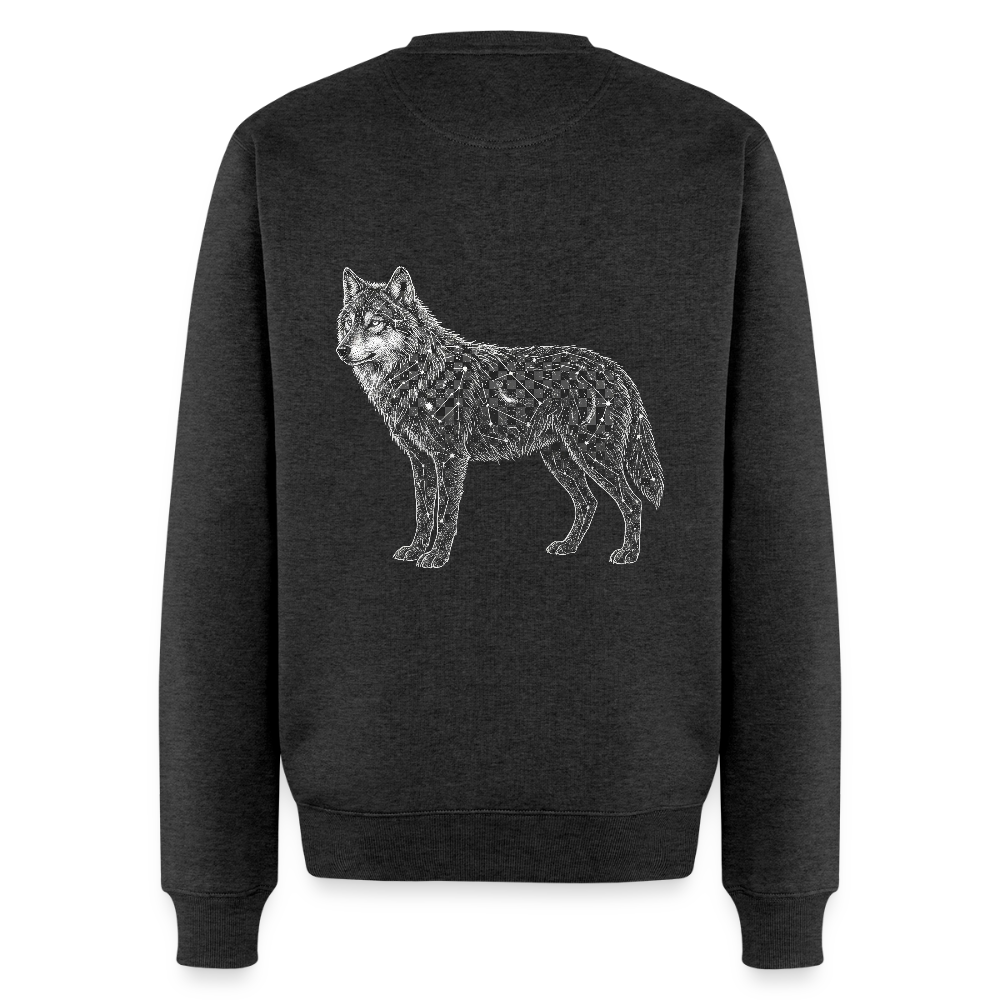 Männer Premium Pullover - Anthrazit meliert