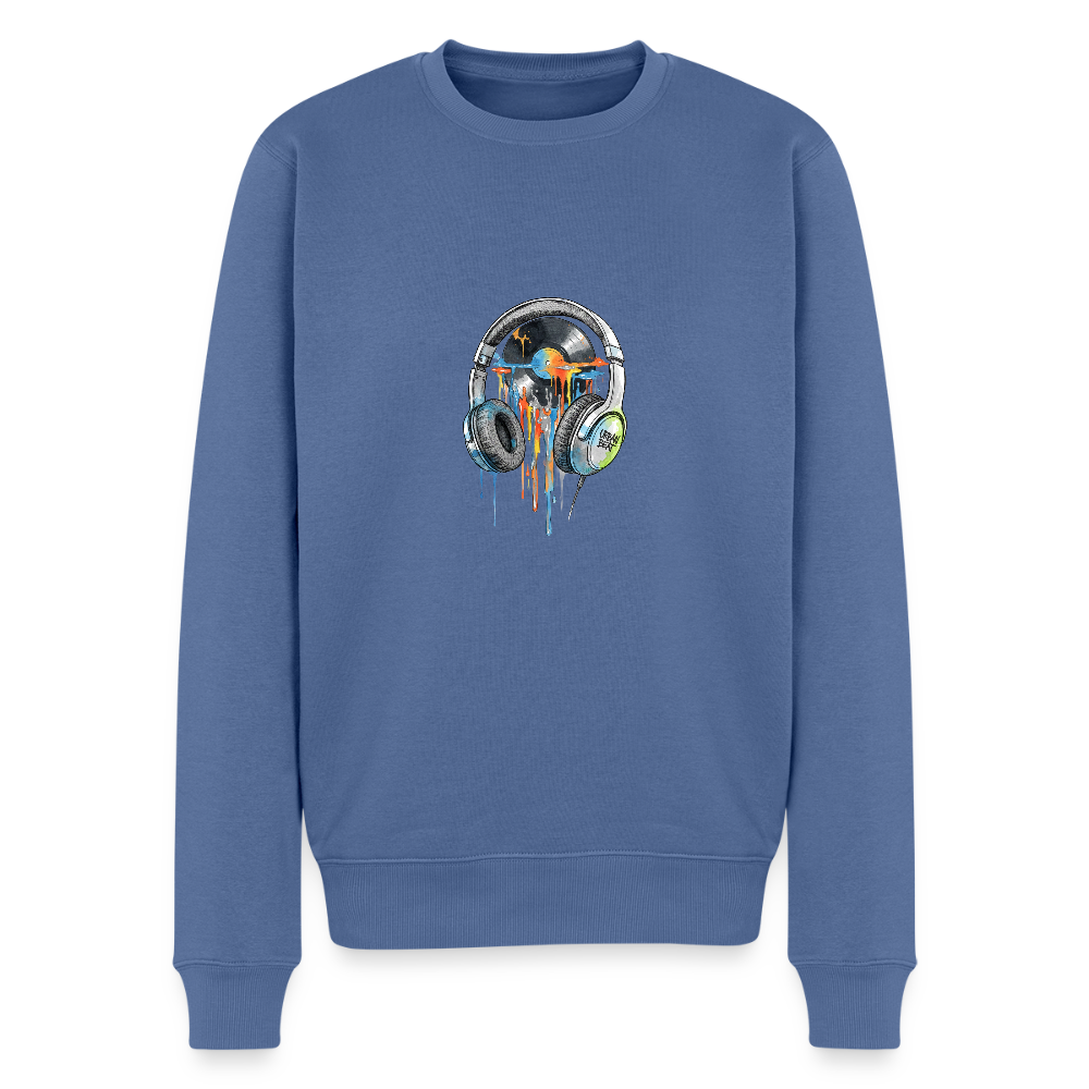 Männer Premium Pullover - Taubenblau