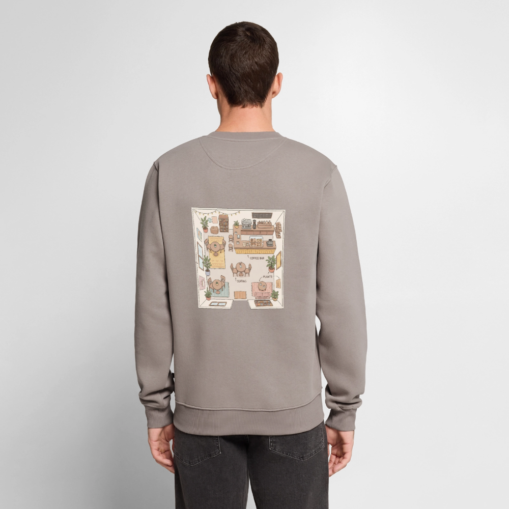 Männer Premium Pullover - Taupe